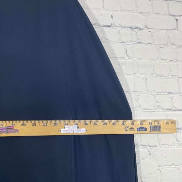 J Jill Wearever Collection Tunic Dress Small Navy Blue Sheer Minimalist Preppy - Picture 12 of 14